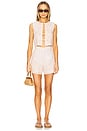 view 4 of 4 Aurora Embroidered Vest in Blush