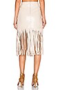 view 3 of 3 Dylan Leather Skirt in Natural