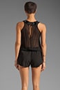 view 4 of 6 Bakura Beaded Short Romper in Black