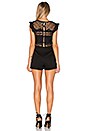 view 3 of 3 Johan Crochet Romper in Black