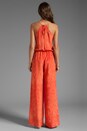 view 4 of 6 Jinger Print Jumpsuit in Coral Snake Print