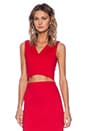 view 1 of 4 УКОРОЧЕННЫЙ ТОП DORIANNE in Red