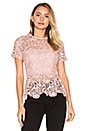 view 1 of 4 TOP DENTELLE ROSA in Blush
