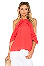 view 1 of 4 Trudi Solid Top in Sunrise Coral