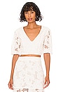 view 1 of 4 Quinn Lace Top in White
