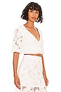 view 2 of 4 Quinn Lace Top in White