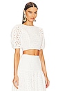 view 2 of 4 Sunita Eyelet Blouse in White