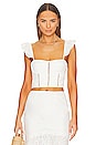 view 1 of 4 Irma Eyelet Crop Top in White