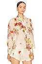 view 2 of 4 Felicity Print Blouse in White Tuscan Flowers