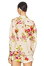 view 3 of 4 Felicity Print Blouse in White Tuscan Flowers