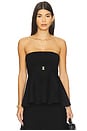 view 1 of 4 Krystina Strapless Top in Black