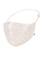 view 1 of 3 Disco Ball Face Mask in Ivory