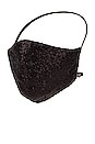 view 1 of 4 Disco Ball Face Mask in Black