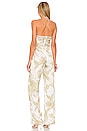 view 3 of 3 Never Cross Jumpsuit in Green Flora