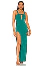view 1 of 3 Take The Plunge Gown in Emerald