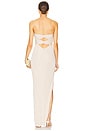 view 4 of 4 VESTIDO LARGO SWAY in Champagne
