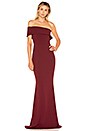 view 1 of 3 Titan Gown in Bordeaux