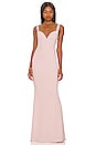 view 1 of 3 VESTIDO LARGO PEACHY in Blush