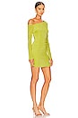 view 3 of 3 Catalyst Dress in Green Chartreuse