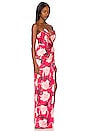 view 2 of 3 Finn Gown in Brick Floral