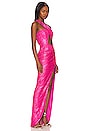 view 2 of 4 Mika Gown in Fuchsia Floral