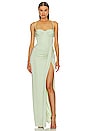 view 1 of 3 Chaka Gown in Sage