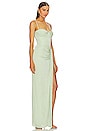 view 2 of 3 Chaka Gown in Sage