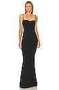 view 1 of 3 Yasmin Gown in Black