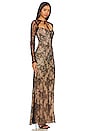 view 2 of 3 Persia Gown in Black & Nude