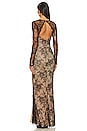 view 3 of 3 Persia Gown in Black & Nude