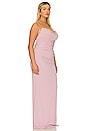 view 6 of 6 VESTIDO LARGO SURREAL in Rose Quartz