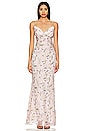 view 1 of 3 Nadine Gown in Mauve Floral