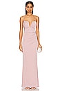view 1 of 3 Erykah Gown in Dusty Rose