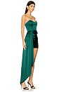view 2 of 3 Chasing Dawn Dress in Rainforest Green
