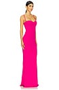 view 2 of 3 Yasmin Gown in Pink Peacock