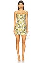 view 1 of 3 Claudette Dress in Yellow Rose