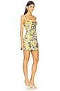 view 2 of 3 Claudette Dress in Yellow Rose