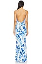 view 4 of 4 Beth Gown in Sapphire Floral