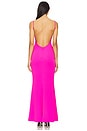 view 3 of 3 Vivian Gown in Electric Pink