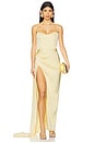 view 1 of 3 Bita Gown in Butter Yellow