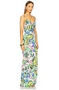 view 2 of 3 Beth Gown in Tropical Palm