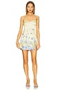 view 1 of 3 Debra Dress in Light Blue Poppy