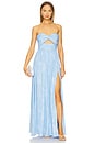 view 1 of 4 Adele Gown in Light Blue