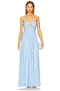 view 2 of 4 Adele Gown in Light Blue