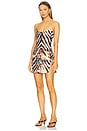 view 2 of 3 Debra Dress in Watercolor Zebra