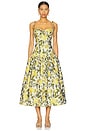 view 1 of 3 Dee Midi Dress in Yellow Rose