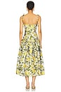 view 3 of 3 Dee Midi Dress in Yellow Rose