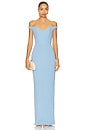 view 1 of 3 VESTIDO LARGO REVERIE in French Blue