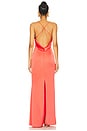view 3 of 3 Ryder Gown in Fiery Coral