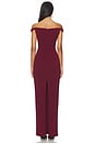 view 3 of 3 Reverie Gown in Bordeaux